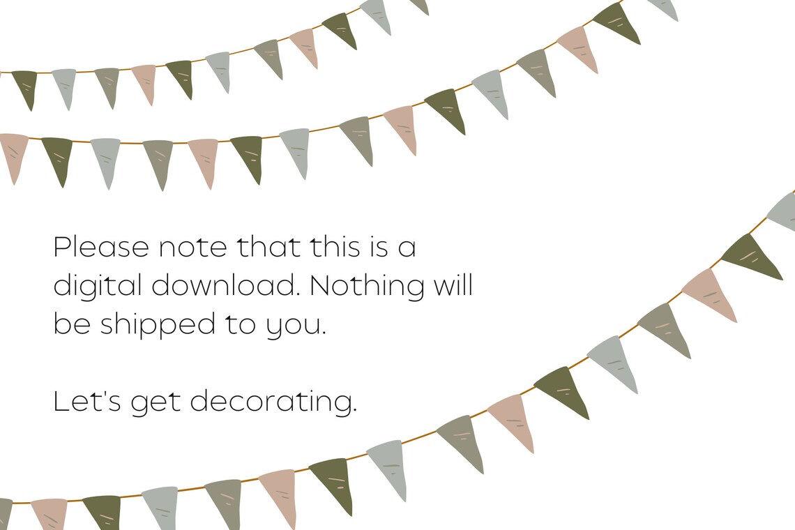 Printable Party Pack Cupcake Toppers Face Banner and Face - Etsy
