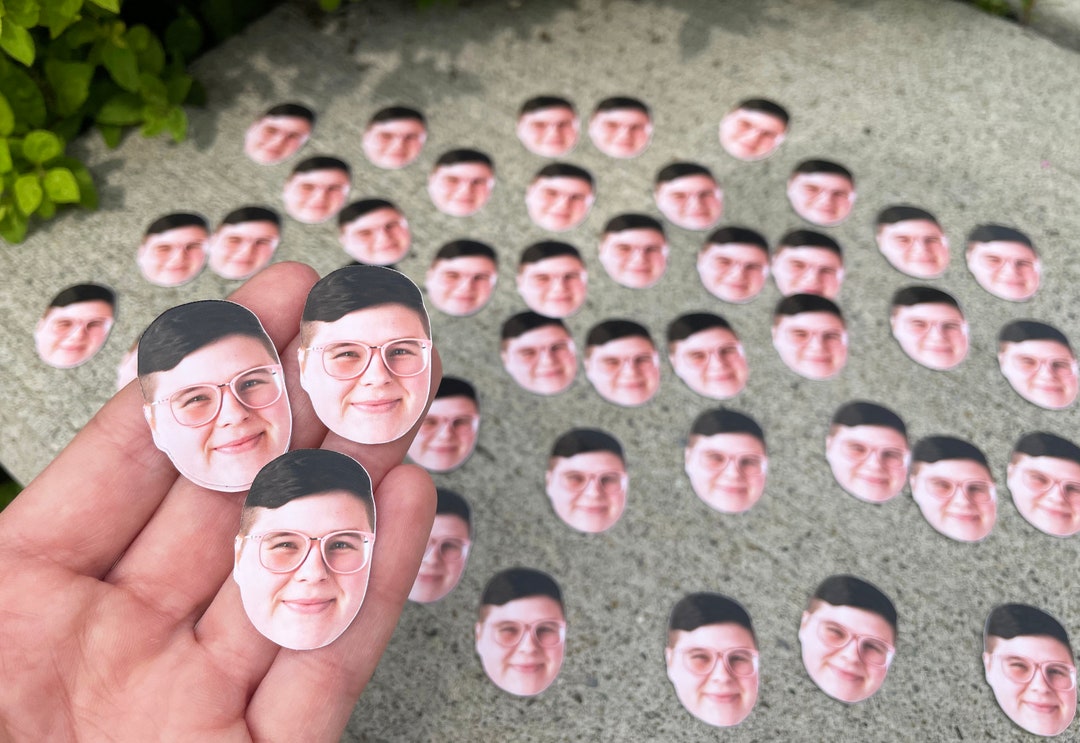 Custom Face Confetti Custom Confetti Party Confetti Wedding Confetti Etsy