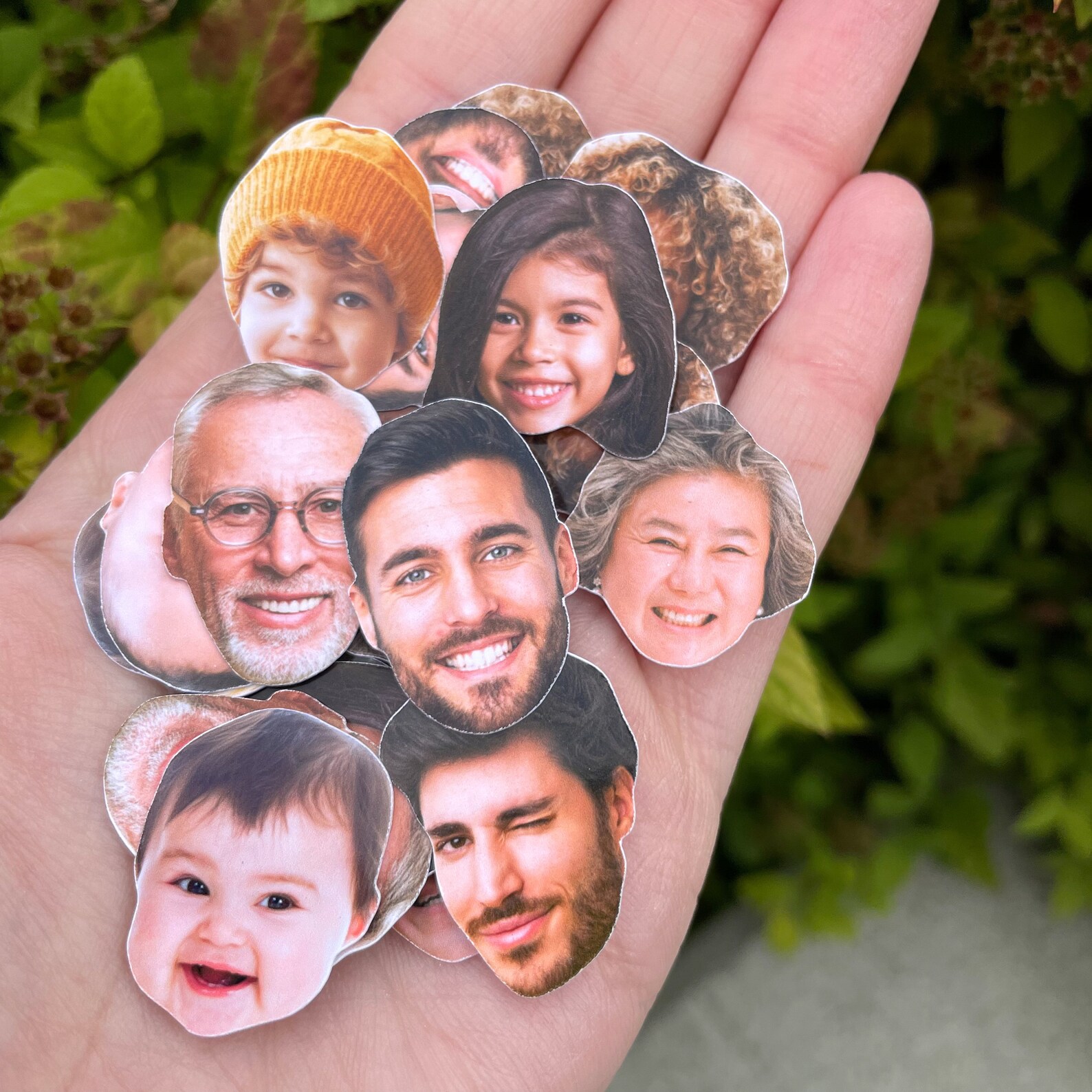 Custom Face Confetti Custom Confetti Party Confetti Etsy