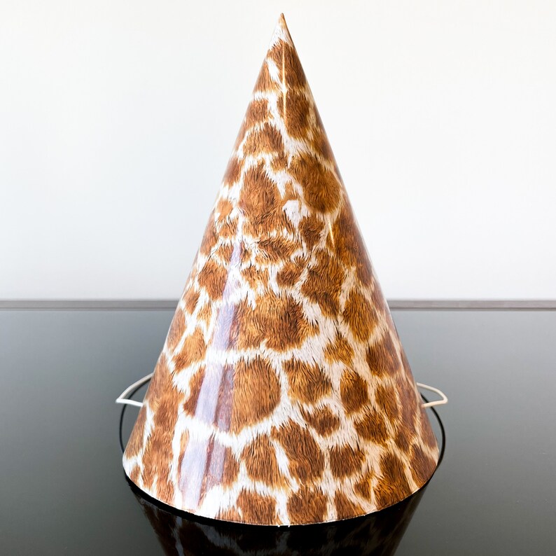 Animal Print Party Hats Safari Animals for Birthday Party Etsy
