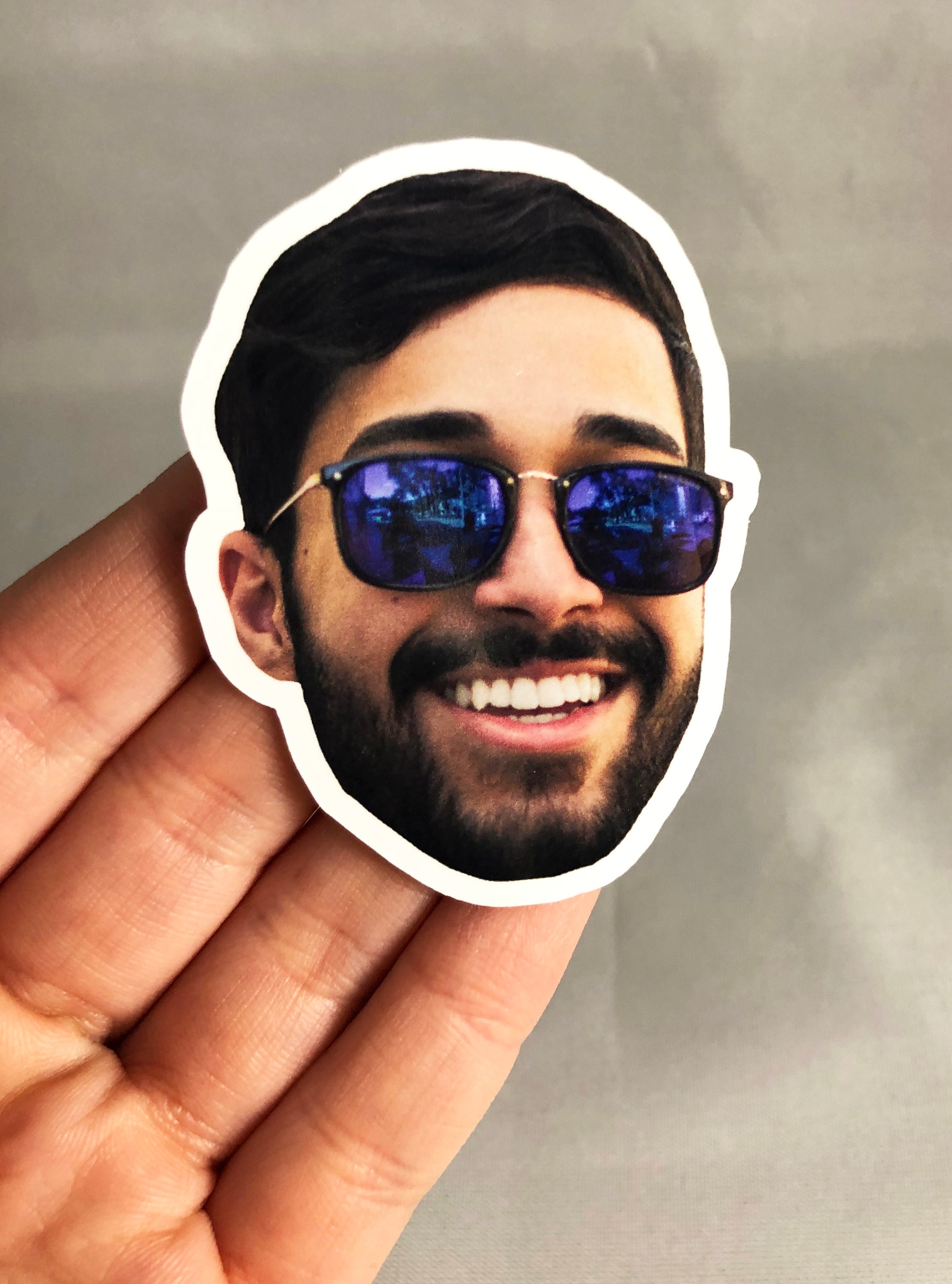 Office Party Face Sticker | Gift for Your Boss | Boss Birthday Party ...