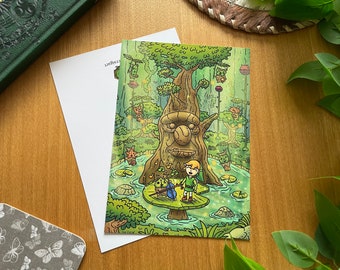 Korok Festival Wind Waker A5 Art Print