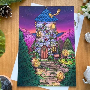 Torre del Mago - Stampa artistica di Stardew Valley (A5)