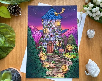 Wizard's Tower - Stardew Valley Art Print (A5)