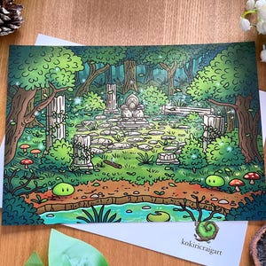 Secret Woods - Stardew Valley Kunstdruck (A5)