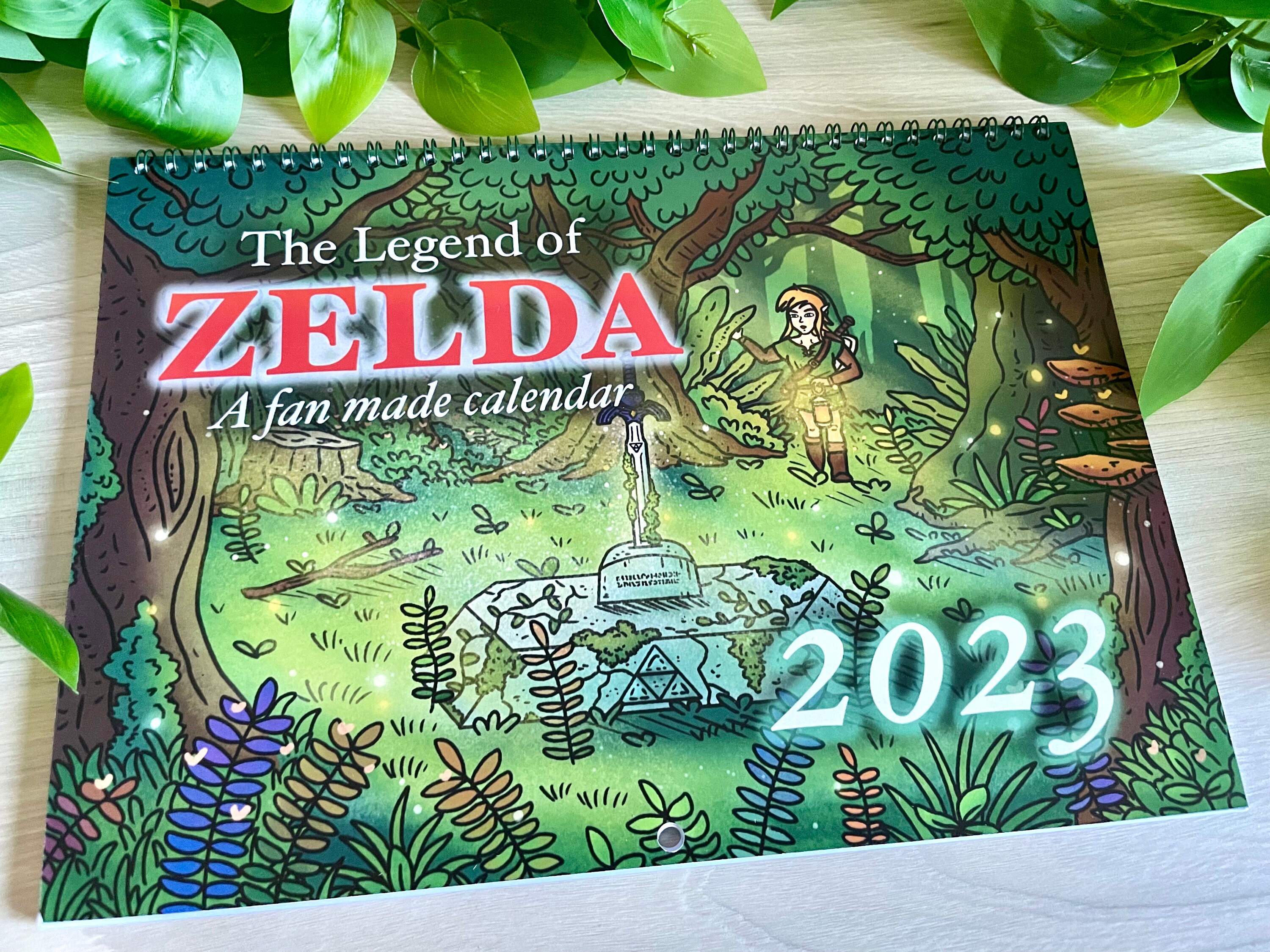 Calendar 2023 Legend of Zelda Fan Made Wall Calendar - Etsy