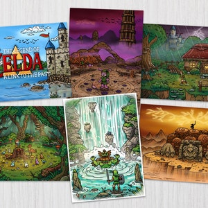 Zelda A Link to the Past Art Print SALE!