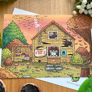 Hoedenwinkel - Stardew Valley-kunstdruk (A5)
