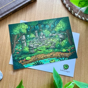 Secret Woods - Stardew Valley A5 Art Print