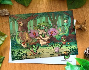 Hestu Korok-kunstdruk (A5)