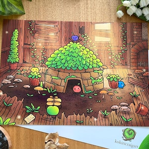 Junimos - Stardew Valley Art Print (A5)
