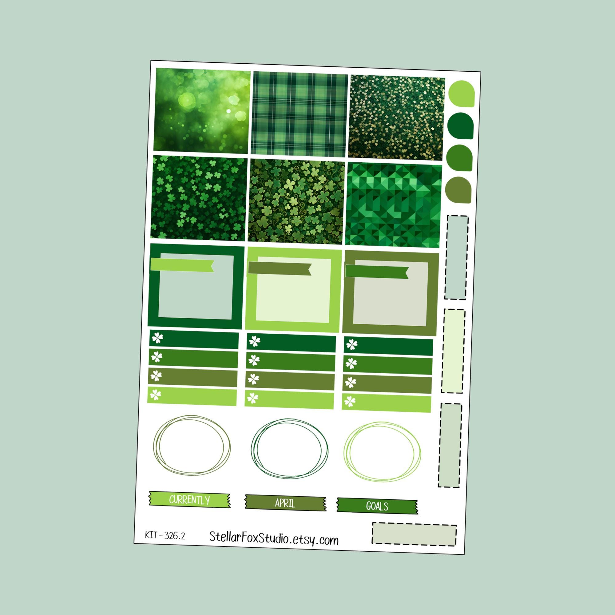 March Monthly Planner Sticker Kit Erin Condren , Classic Happy Planner ...