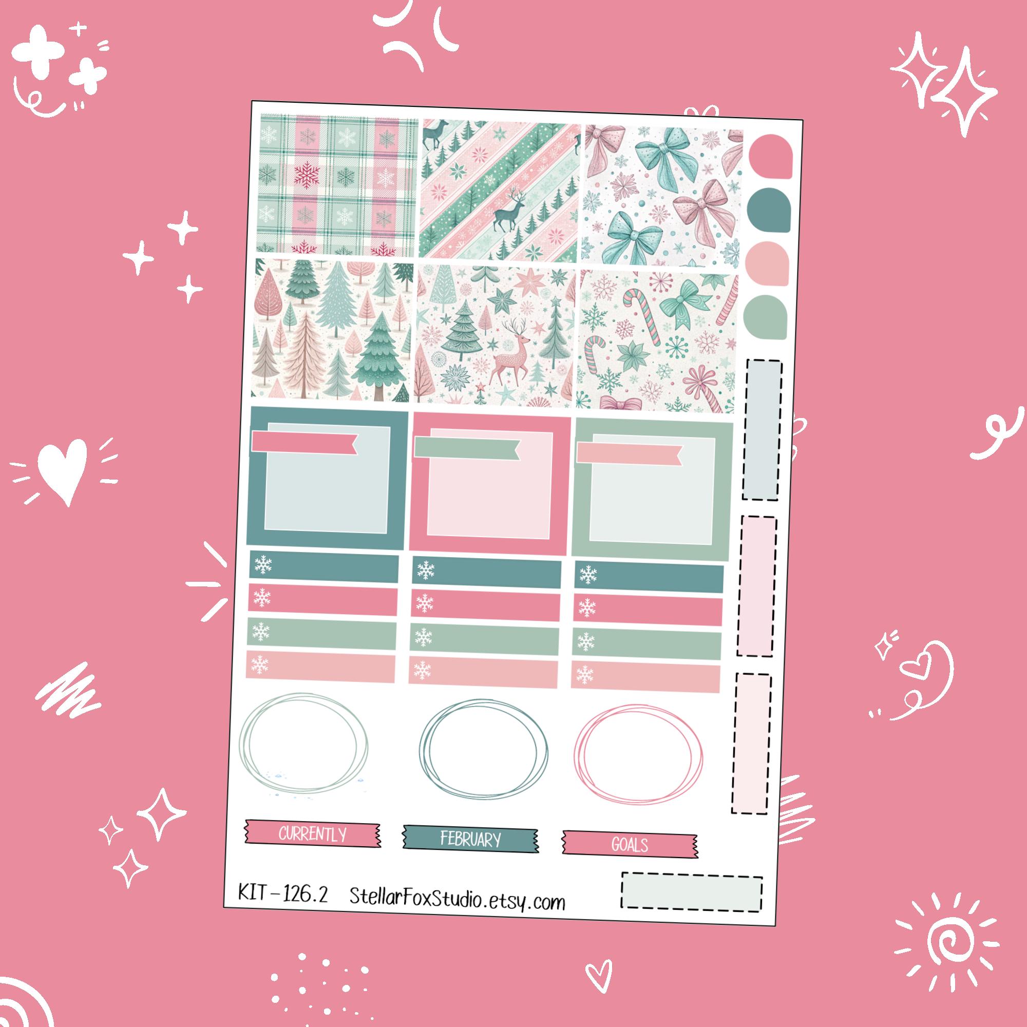 January Monthly Planner Sticker Kit Erin Condren , Classic Happy ...