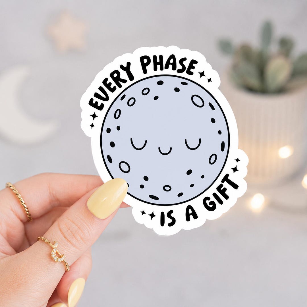 Mental Health Positive Quote Vinyl Sticker | Motivational Waterproof ...