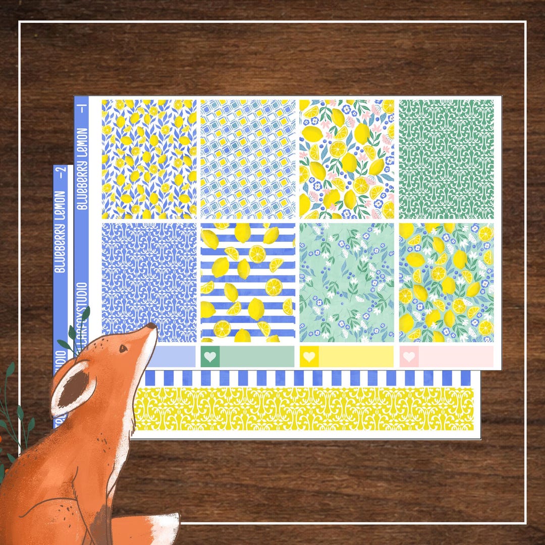 Summer Weekly Planner Sticker Kit Vertical Layout Erin Condren & Happy ...