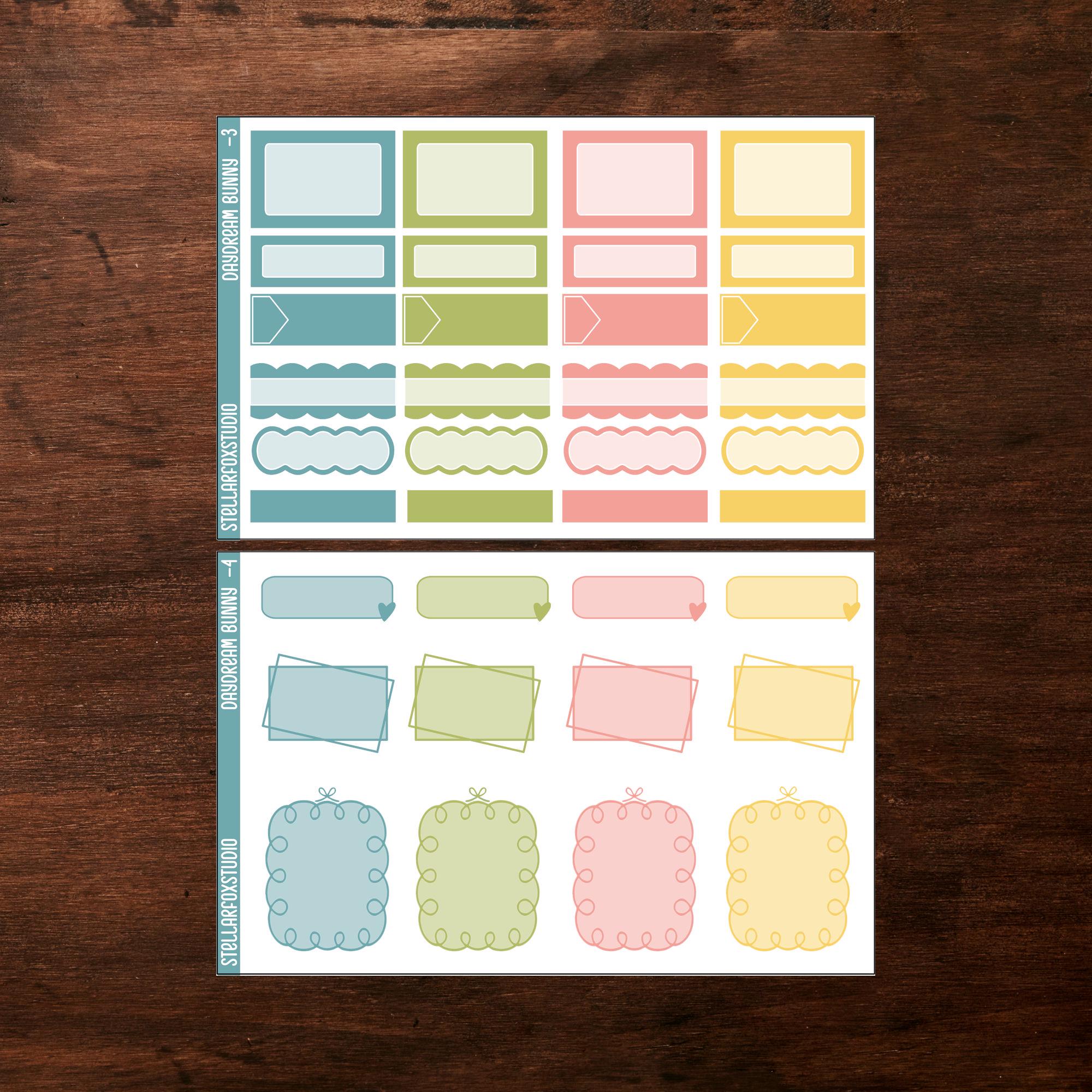 Spring Weekly Planner Sticker Kit | Stickers for Erin Condren & Happy ...