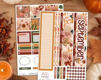 September Monthly Planner Sticker Kit Erin Condren , Classic Happy Planner