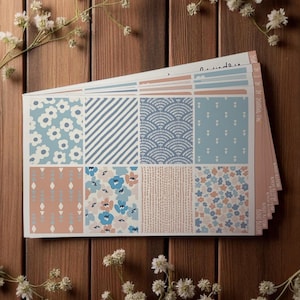 Boho Weekly Planner Sticker Kit Vertical Erin Condren Classic Happy Planner
