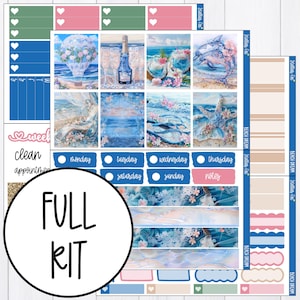 Summer Beach Weekly Planner Sticker Kit