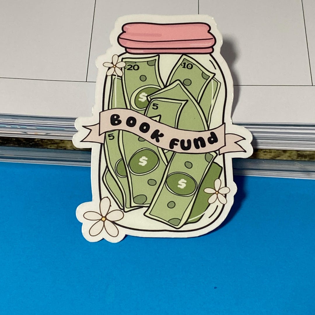 Book Lover Die Cut Vinyl Sticker Etsy