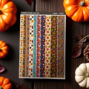 Fall Washi Strip Stickers