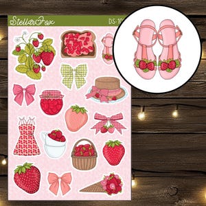Strawberry Decorative Stickers