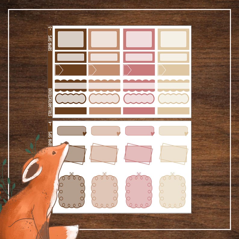 Cafe Weekly Planner Sticker Kit Vertical Layout Erin Condren Classic ...