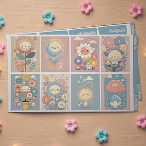 Spring Weekly Planner Sticker Kit , Vertical Sticker Kit , Happy Planner , Erin Condren