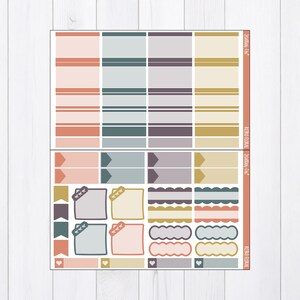 Floral Spring Weekly Planner Sticker Kit Vertical Layout Erin Condren ...