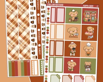 Cafe Hobonichi Cousin Planner Weekly Sticker Kit