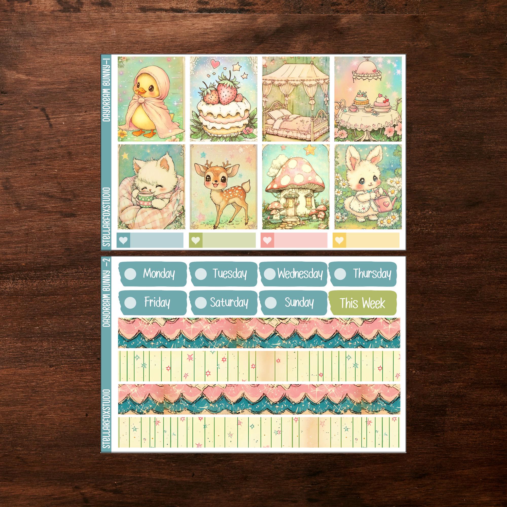 Spring Weekly Planner Sticker Kit | Stickers for Erin Condren & Happy ...
