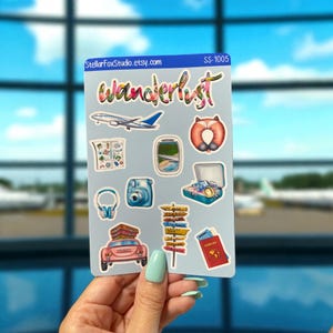 Beach Vacation Decorative Stickers