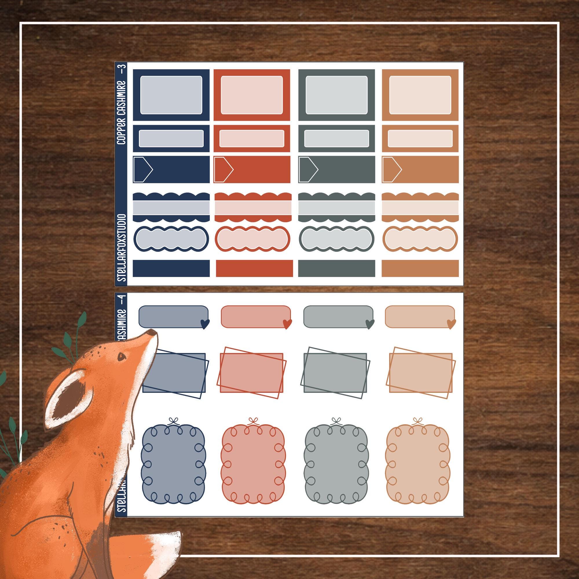 Fall Weekly Planner Sticker Kit Vertical Erin Condren Classic Happy ...