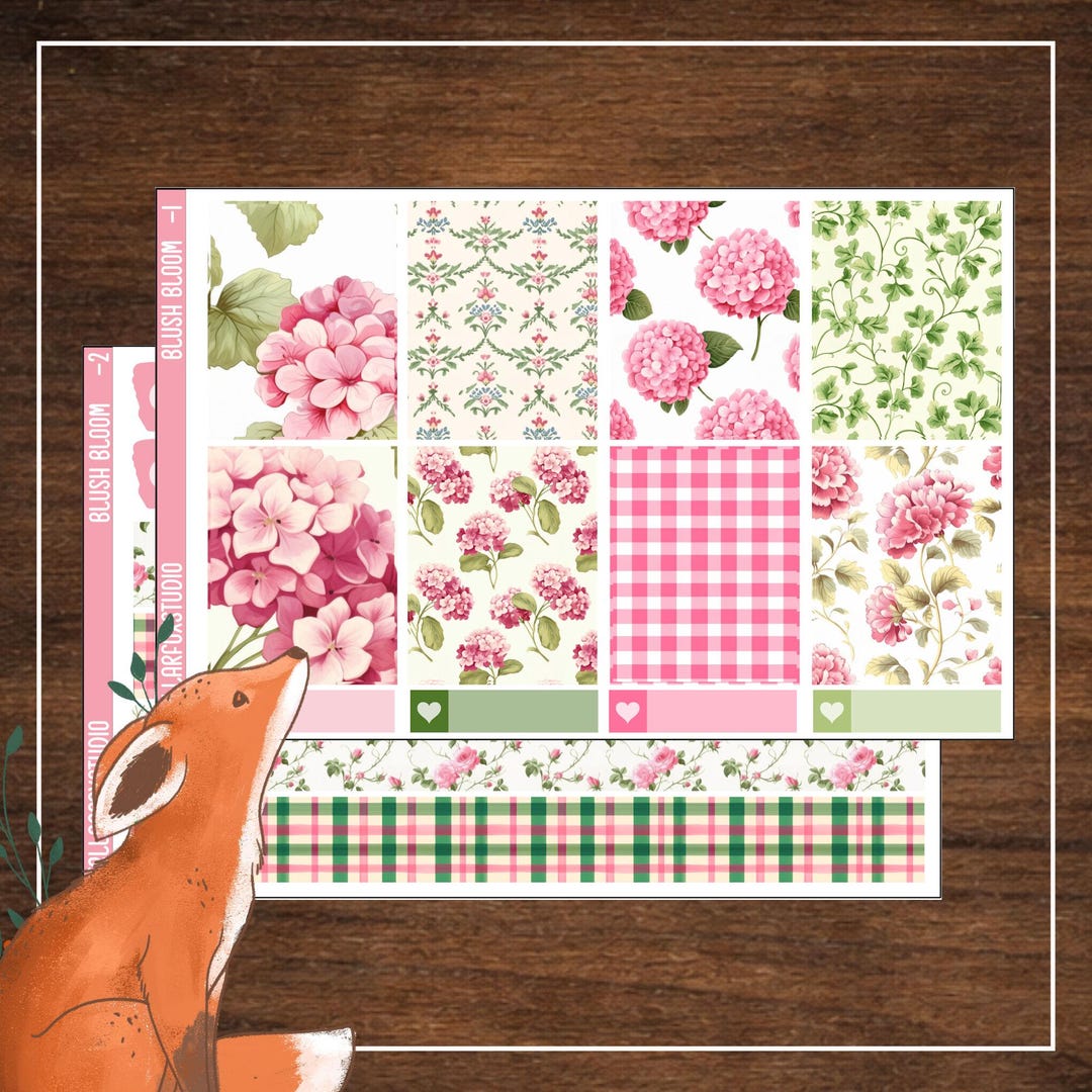 Spring Weekly Planner Sticker Kit | Stickers for Erin Condren & Happy ...