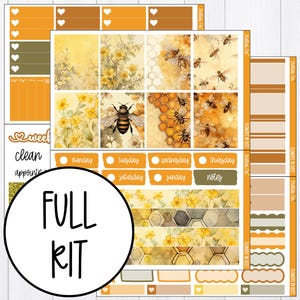Summer Weekly Planner Sticker Kit , Vertical Sticker Kit , Planner Stickers