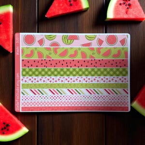 Watermelon Washi Strip Decorative Stickers