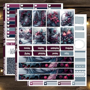 Christmas Weekly Planner Sticker Kit Vertical Classic Happy Planner Erin Condren
