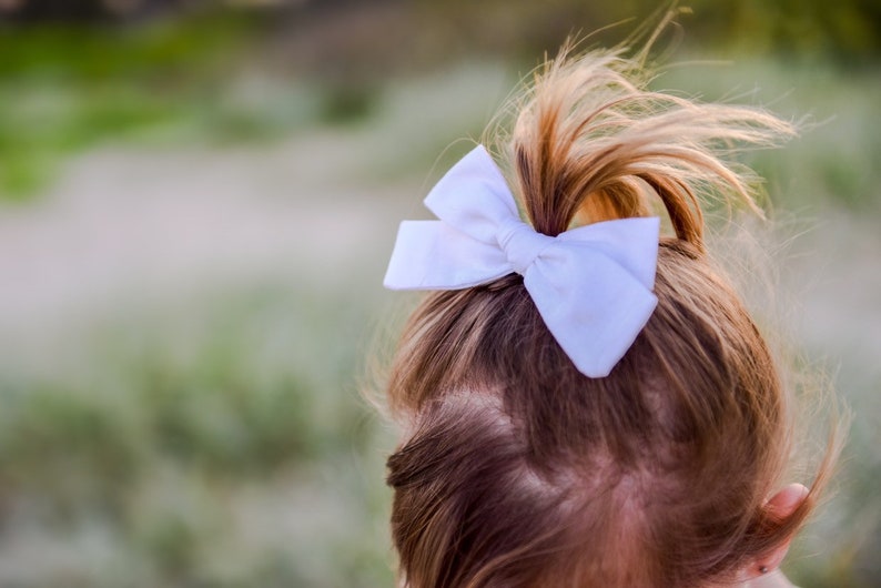 Set of 3 bows baby bows baby headbandslarge baby bows large baby headbands pink baby bow white bow headband hair clips bow clips