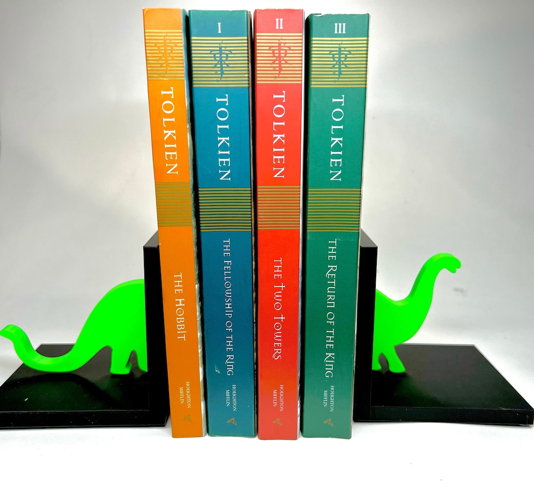 Dinosaur Bookends for Kids Cute Bookends for Kids Room, Nursery