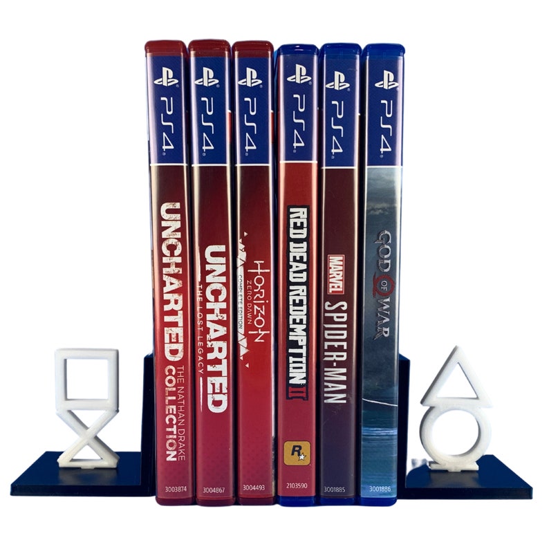 Gaming Shapes Bookend & Video Game Display Ends Etsy