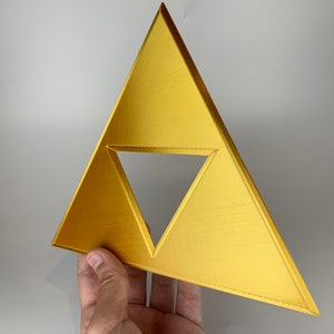 Life-size Large Golden Triforce