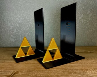 Golden Triforce Game Stands / Bookends