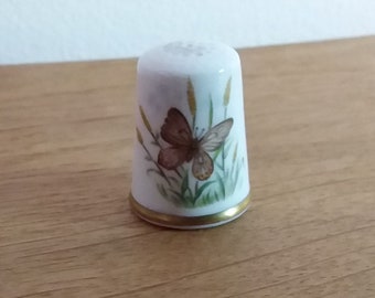 Vintage thimbles OBAN thimble beautiful Fine Bone China places of interest bone china England made A2