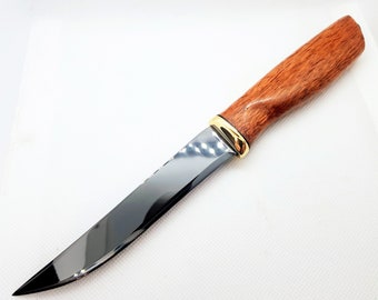 Gu2 cuchilla cuchilla cuchillo de caza outdoor rohling plana esmerilado 12c27 Sandvik acero 