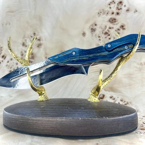 OCEAN DEPTHS, Damascus KURKIV, G10, mechanical folding knife, outdoor camping, rescue pocket, best hand tool, blade, hunting, gift for man