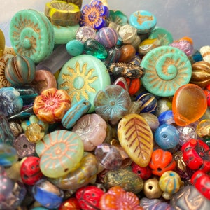 New batch, Best DEAL,grab bag, Czech glass beads ,Multi color, different makes and finish,