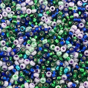 Miyuki 11/0 Seed Beads Mix - Japanese 2mm Glass Beads (10 grams)
