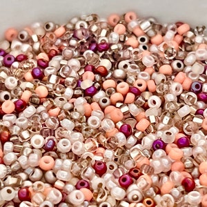 11/0 czech glass seed beads mix, premium seed beads, 10 or 30 grams