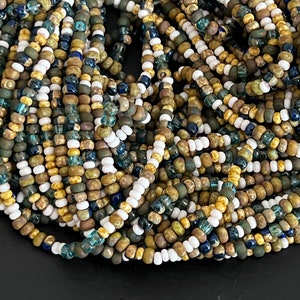 picasso seed beads, czech glass beads, premium seed beads