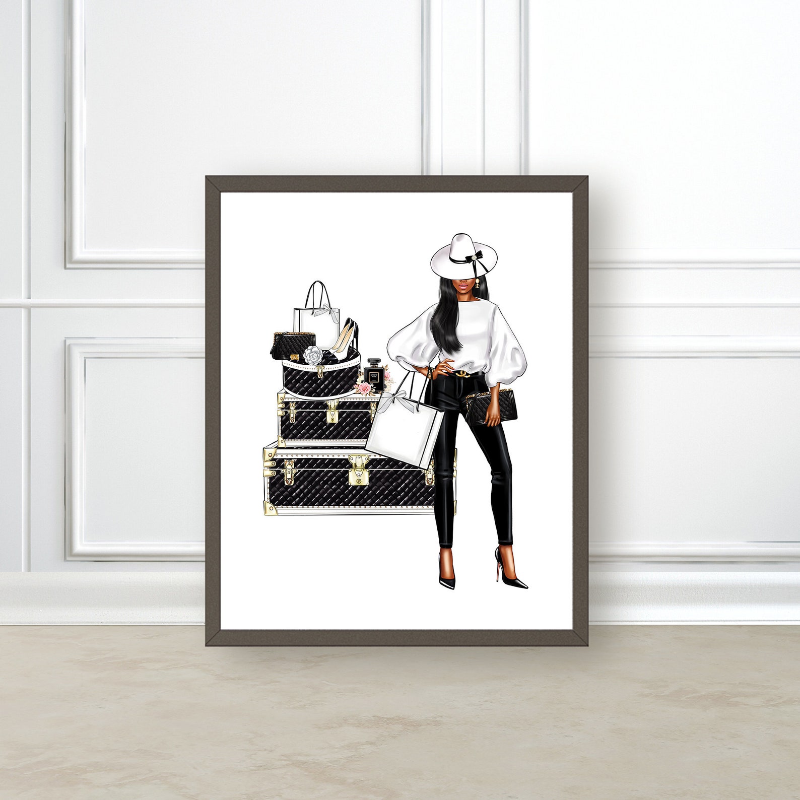 Closet Wall Art Closet Art Closet Wall Decor Glamour Etsy